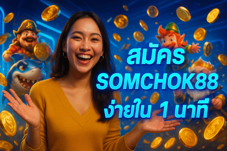 สมัคร SOMCHOK88 ง่ายใน 1 นาที