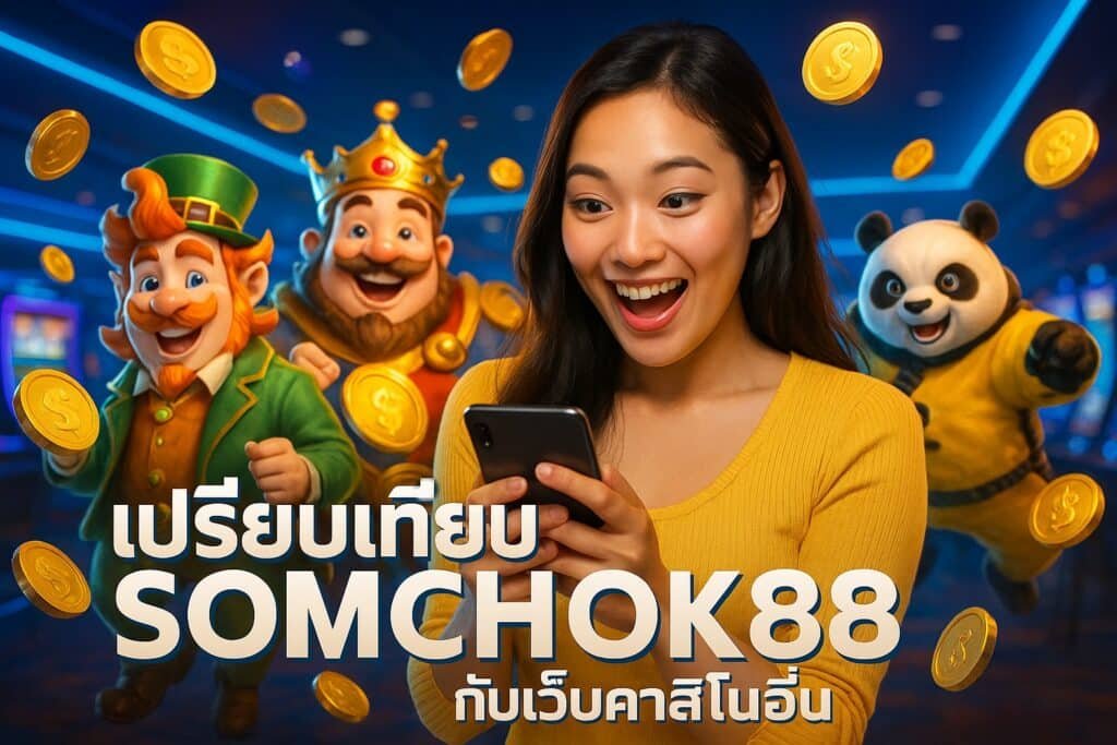 เปรียบเทียบ SOMCHOK88 กับเว็บคาสิโนอื่น