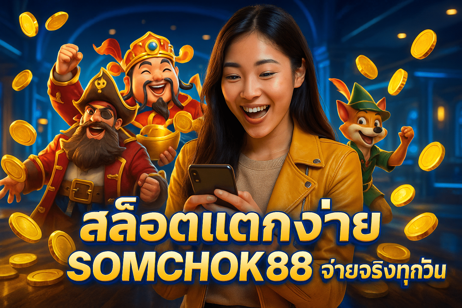 สล็อตแตกง่าย SOMCHOK88 จ่ายจริงทุกวัน