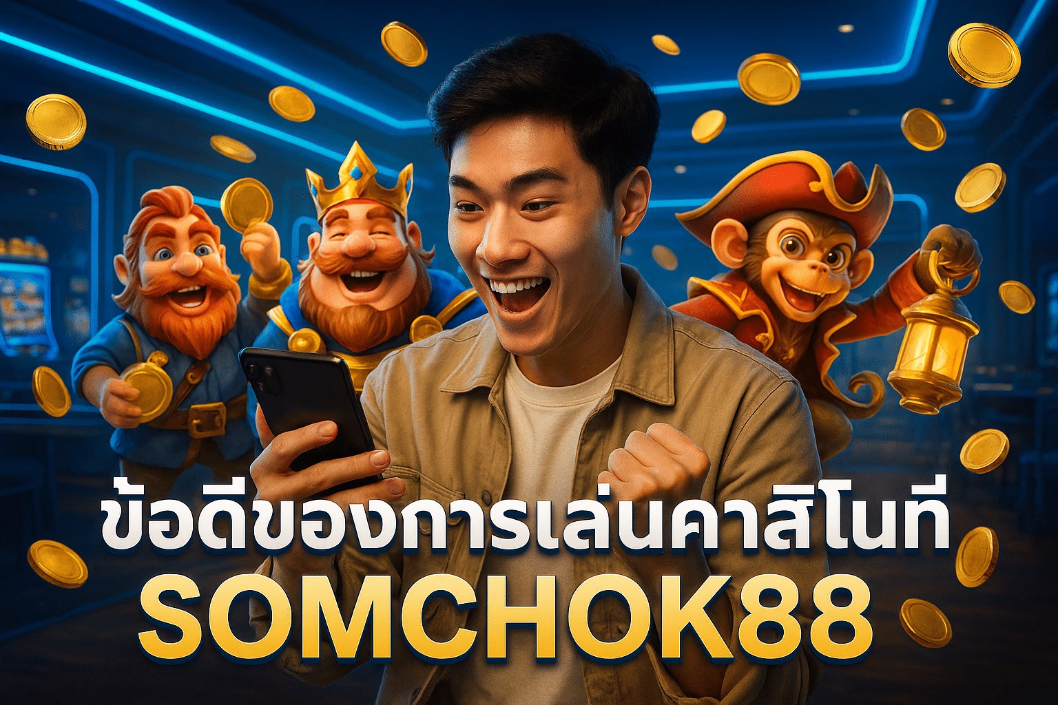 ข้อดีของการเล่นคาสิโนที่ SOMCHOK88
